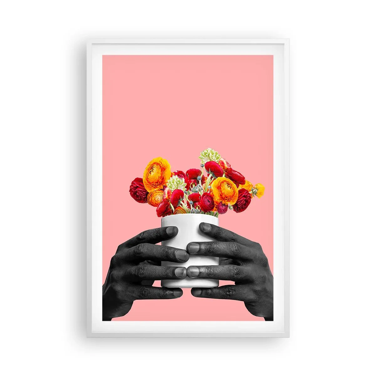 Plakat i hvid ramme - Livets apotheose - 61x91 cm