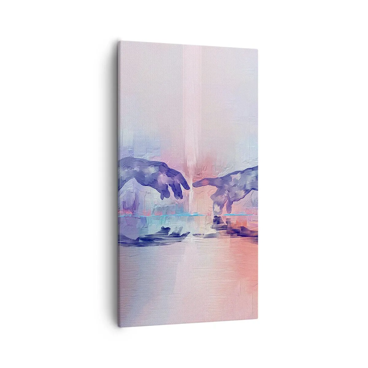 Lærredstryk - Billede på lærred - Den guddommelige gnist af liv - 55x100 cm