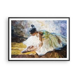 Plakat i sort ramme - Fra et maleri af Degas - 100x70 cm