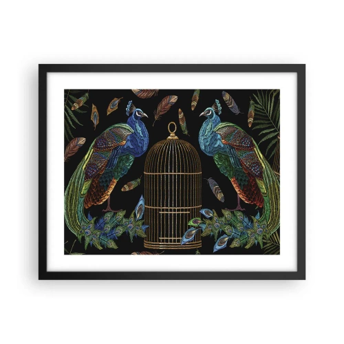 Plakat i sort ramme - I kongelige gevandter - 50x40 cm
