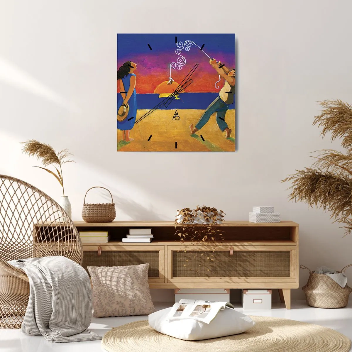 Vægur, Uret - Mere end en stjerne fra himlen - 40x40 cm