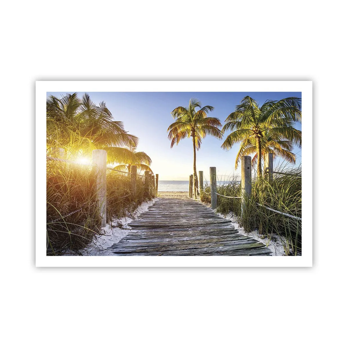Plakat - Direkte til paradis - 91x61 cm