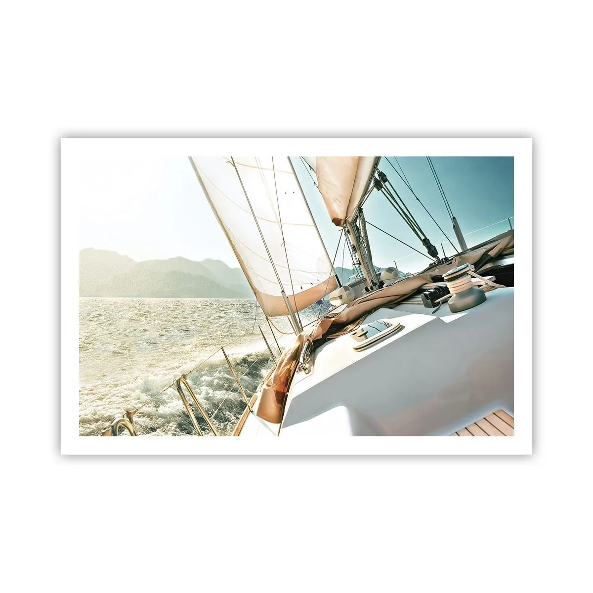 Plakat - Under fulde sejl - 91x61 cm
