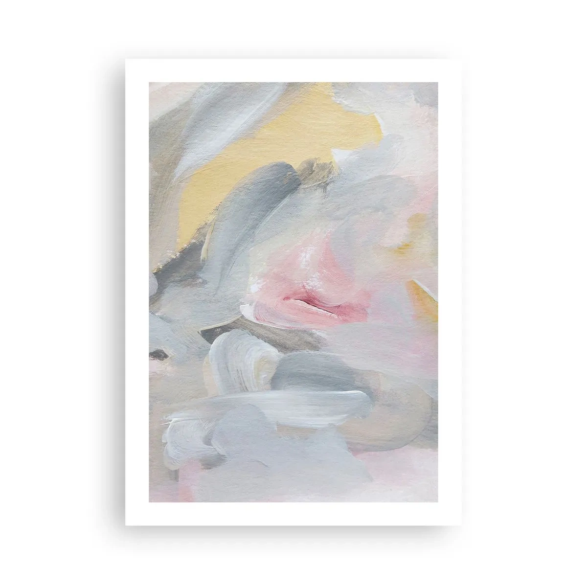 Plakat - I en pastelfarvet verden - 50x70 cm