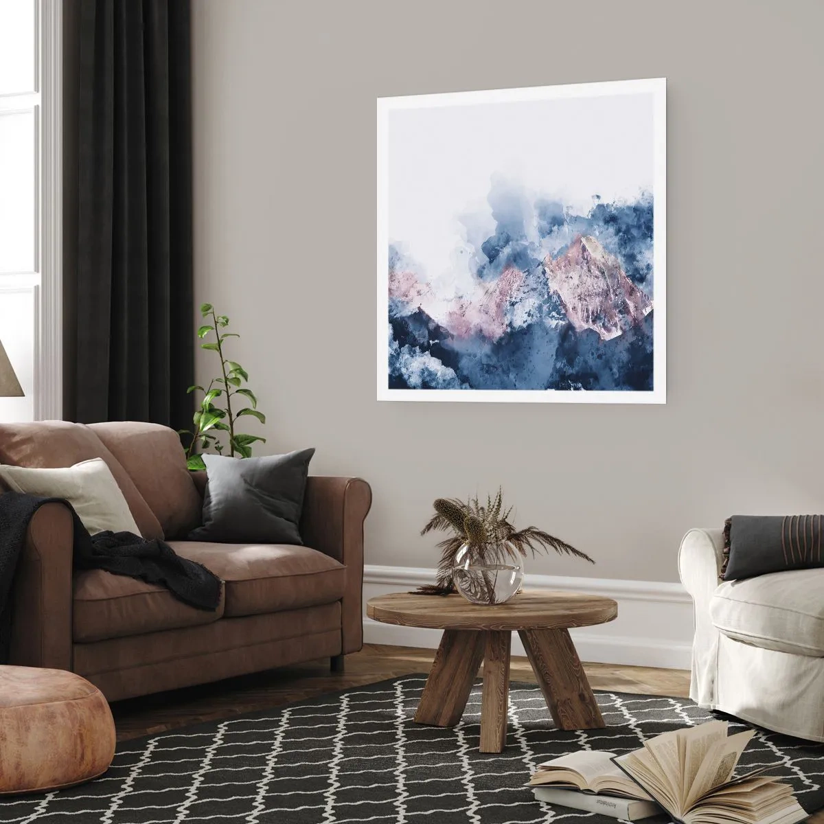 Plakat - Dette er toppene! - 50x50 cm