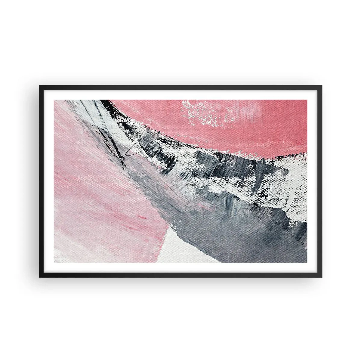 Plakat i sort ramme - Matchende sammensætning - 91x61 cm