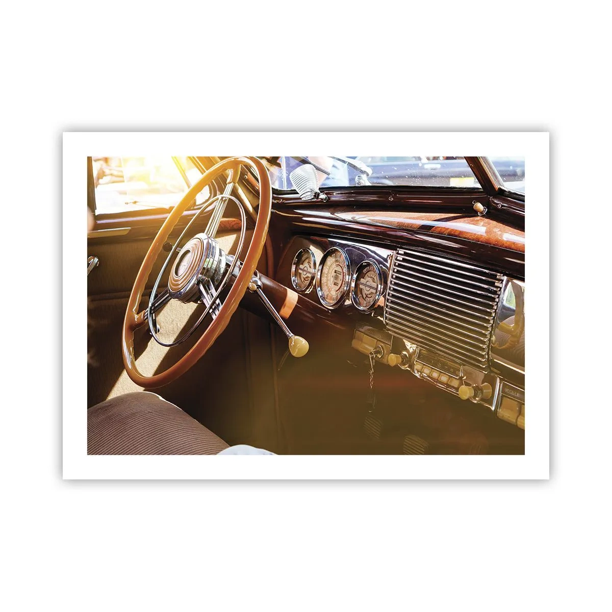 Plakat - Et pust af luksus fra fortiden - 70x50 cm