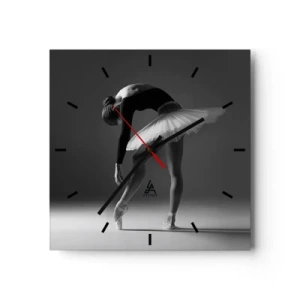 Vægur, Uret - Bella balerina - 40x40 cm