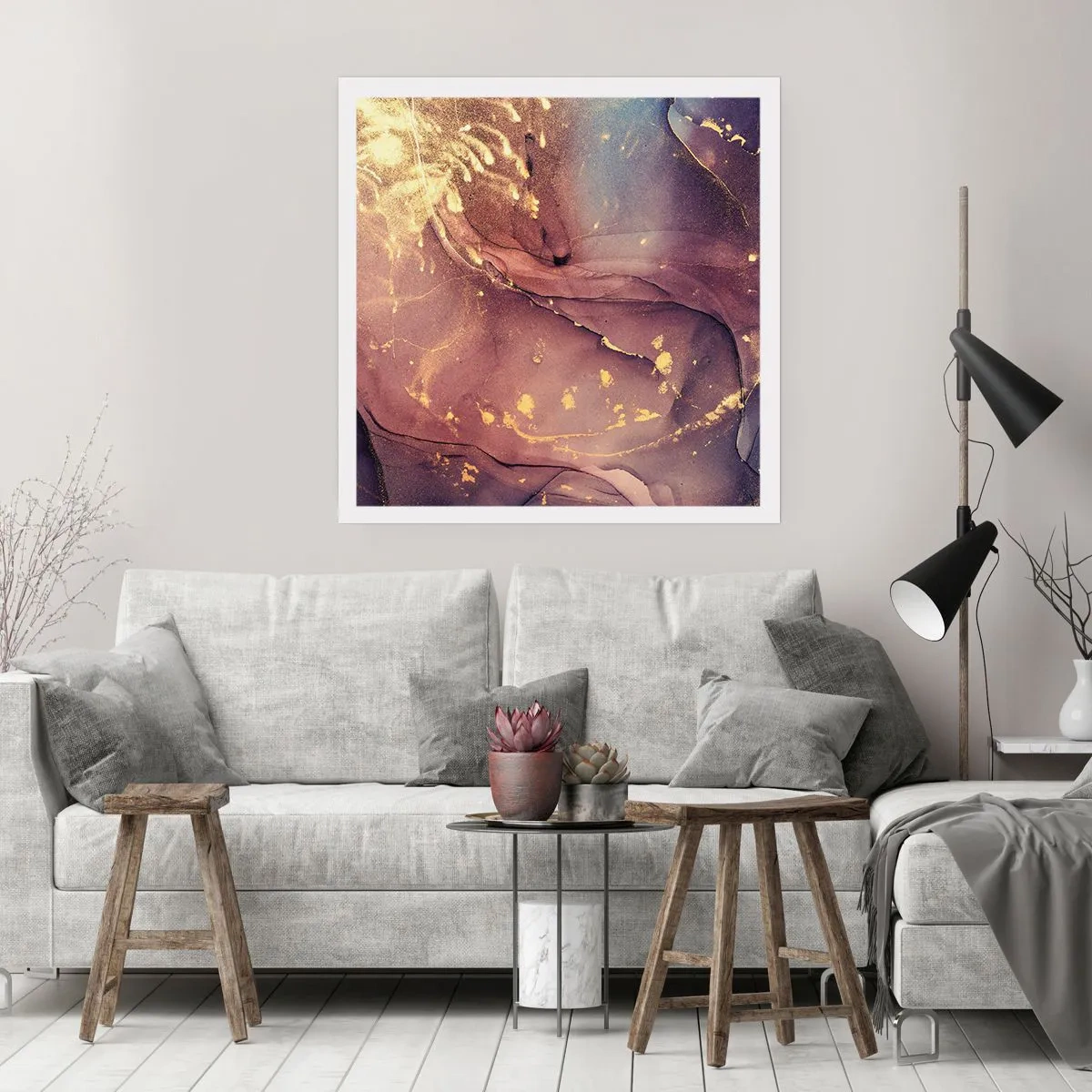 Plakat - Materie og ånd - 40x40 cm