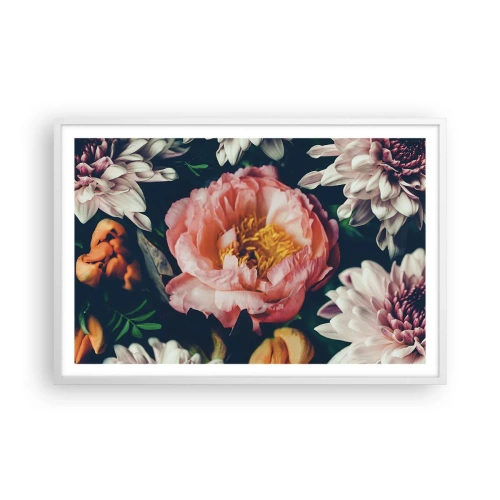 Plakat i hvid ramme - Med barok pragt - 91x61 cm