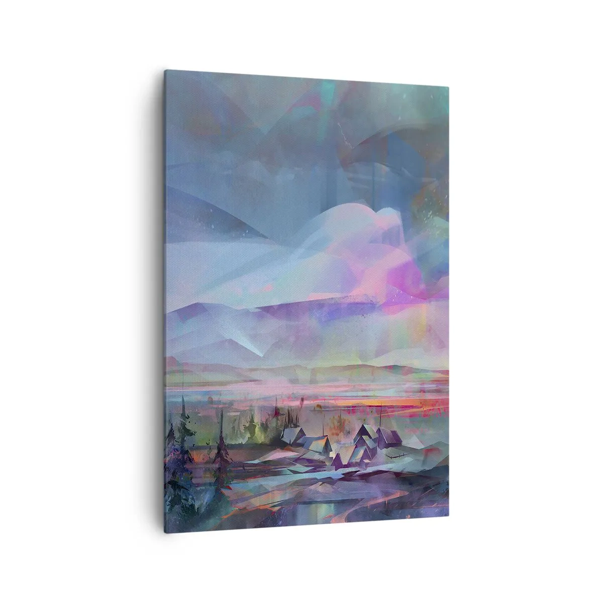 Lærredstryk - Billede på lærred - Under en venlig himmel - 70x100 cm