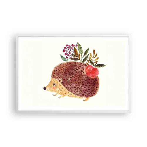 Plakat i hvid ramme - Og du kan allerede lide mig - 91x61 cm