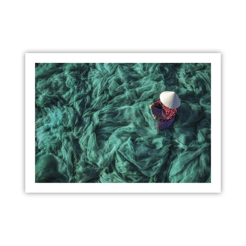Plakat - I et hav af lys - 70x50 cm