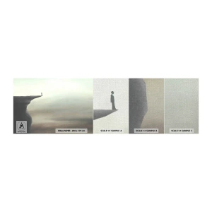 Prøve Fototapet Premium Canvas - Opad, selvfølgelig! - Klint, Natur, Turist - 100x30 cm