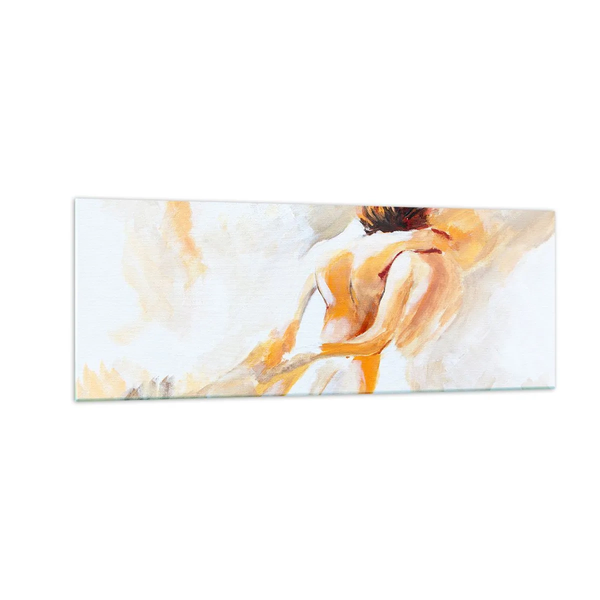Billede på glas - I himlen af nærhed - 140x50 cm