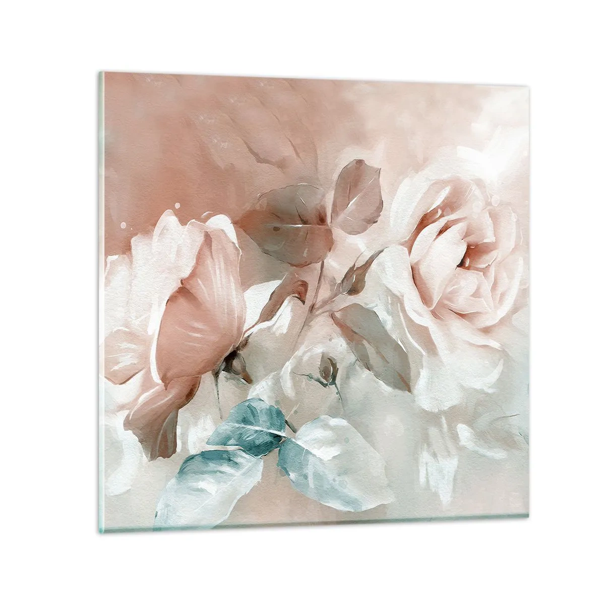 Billede på glas - Den romantiske ånd - 30x30 cm