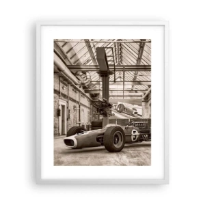 Plakat i hvid ramme - Vinderens hvile - 40x50 cm