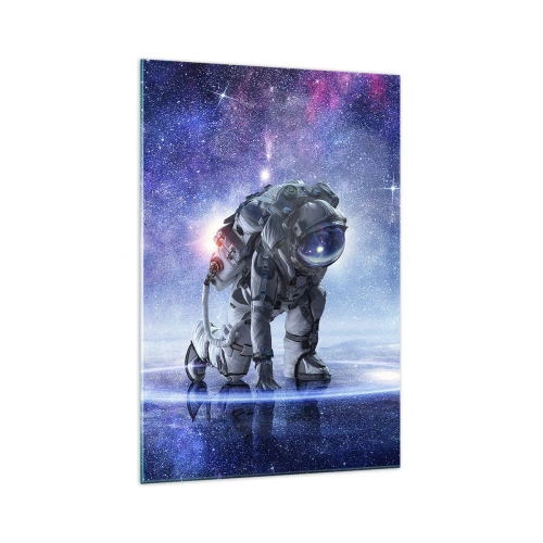 Billede på glas - Den stjerneklare himmel over mig - 70x100 cm