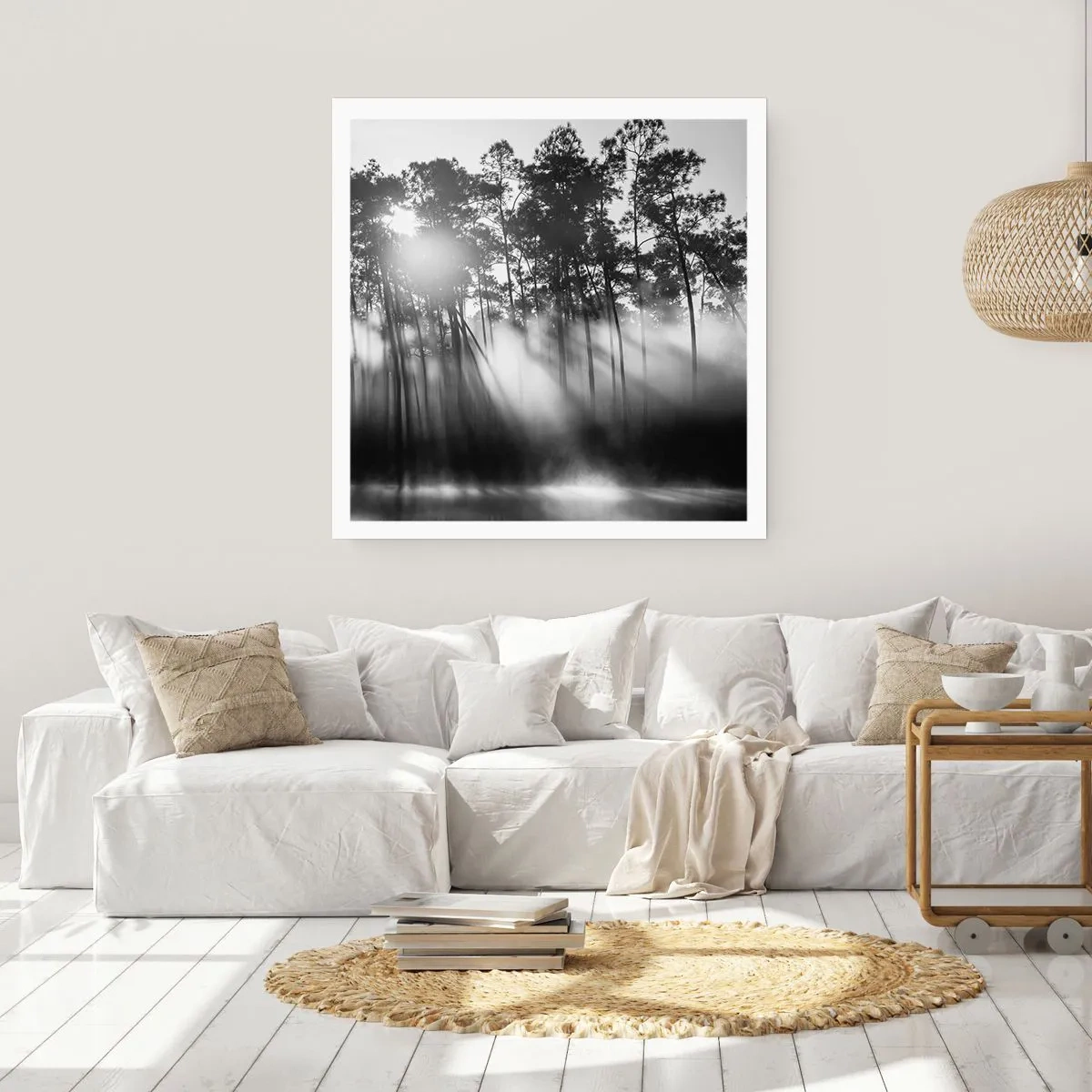 Plakat - Ustoppelig sol - 40x40 cm