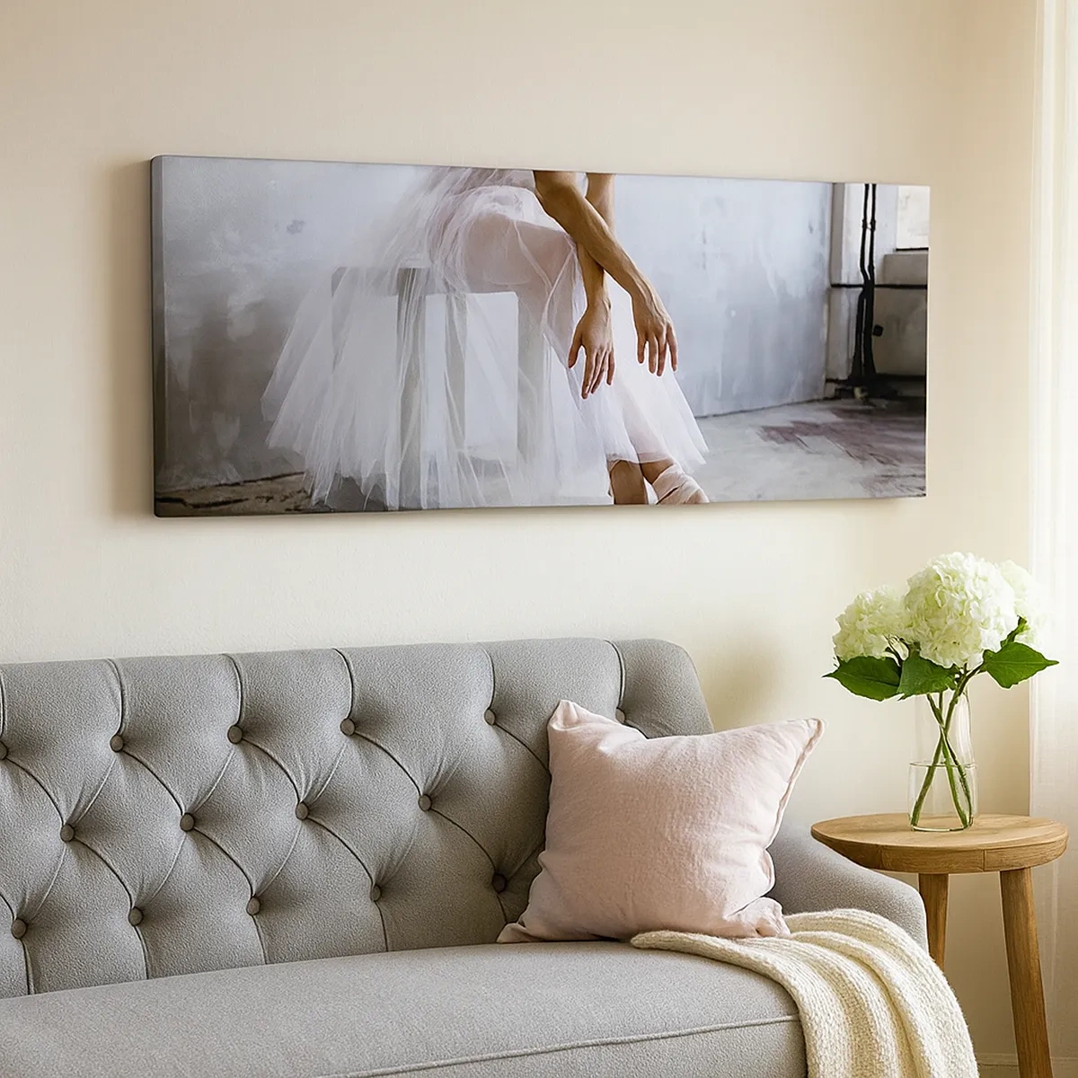 Lærredstryk - Billede på lærred - Før rampelysene skinner - 30x30 cm