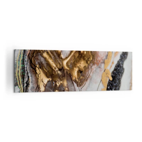 Lærredstryk - Billede på lærred - Jord element - 160x50 cm