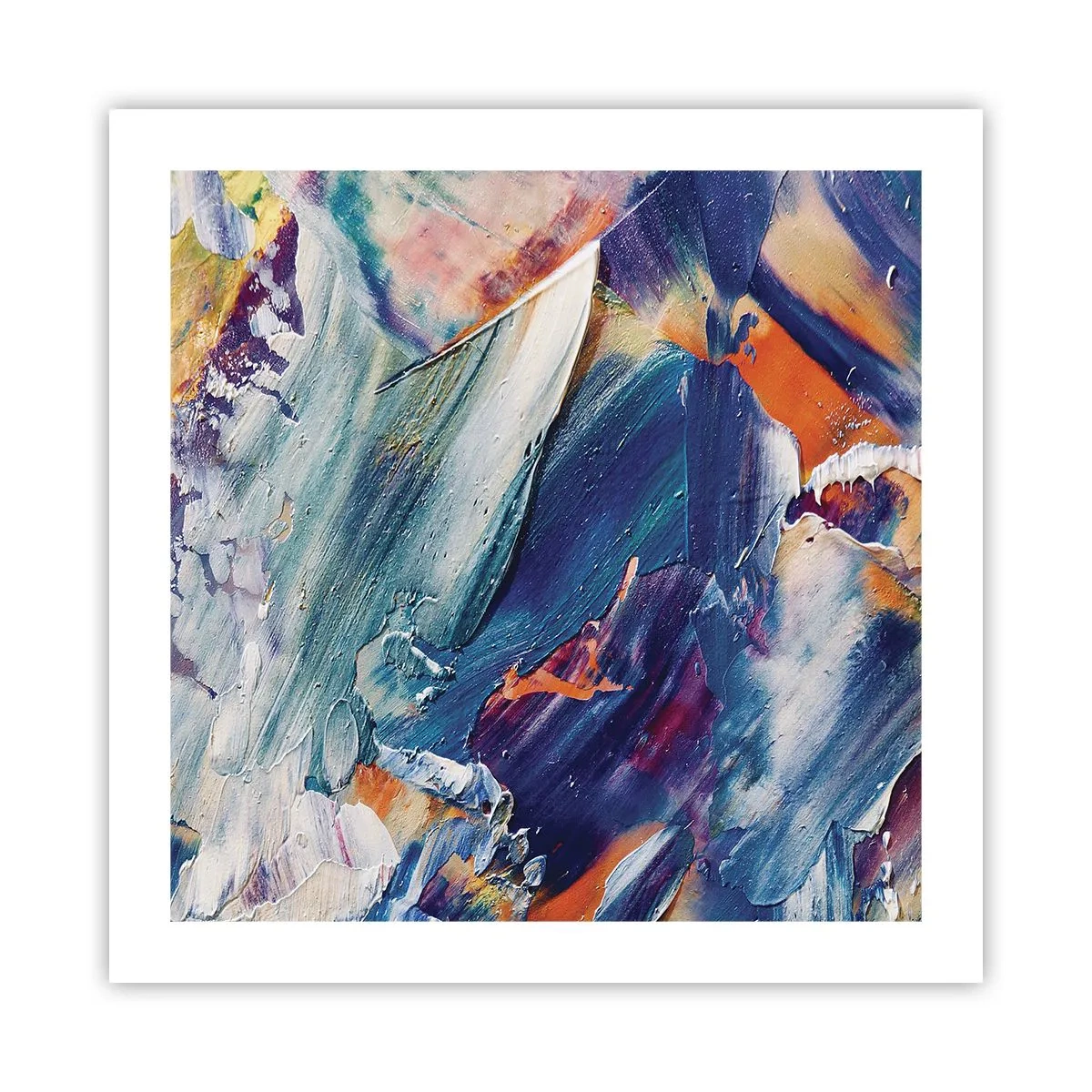 Plakat - Forvirring af farver - 50x50 cm