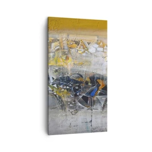 Lærredstryk - Billede på lærred - Alt vil falde på plads - 45x80 cm