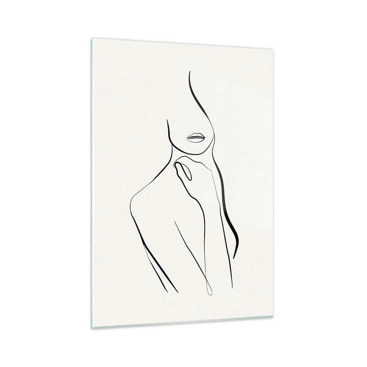Billede på glas - Bølge af melankoli - 50x70 cm
