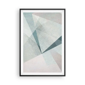Plakat i sort ramme - Rolig og alligevel dynamisk - 61x91 cm