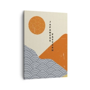 Lærredstryk - Billede på lærred - I den japanske ånd - 50x70 cm