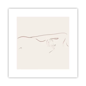 Plakat - Begærets form - 30x30 cm