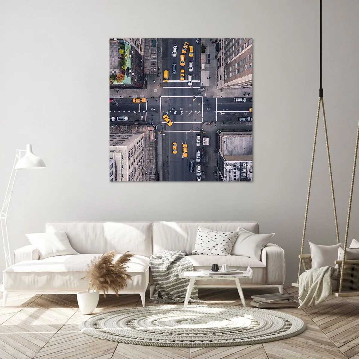 Lærredstryk - Billede på lærred - Et enkelt valg - 70x70 cm