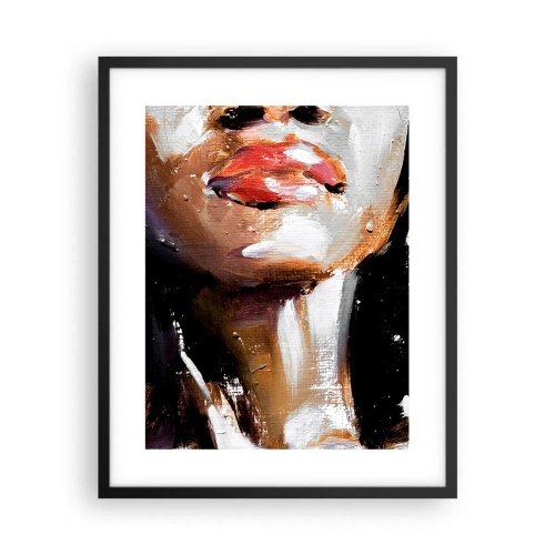 Plakat i sort ramme - Stolthed uden fordomme - 40x50 cm