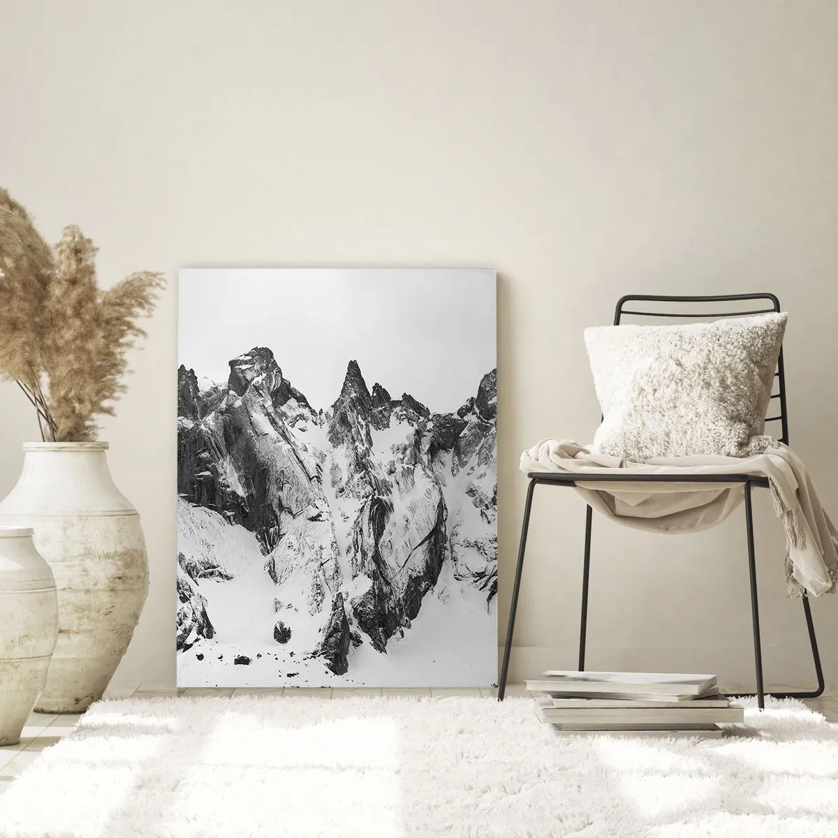 Billede på glas - Granit truende højderyg - 50x70 cm