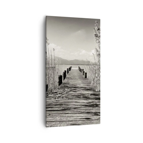 Lærredstryk - Billede på lærred - I græssernes fred - 55x100 cm