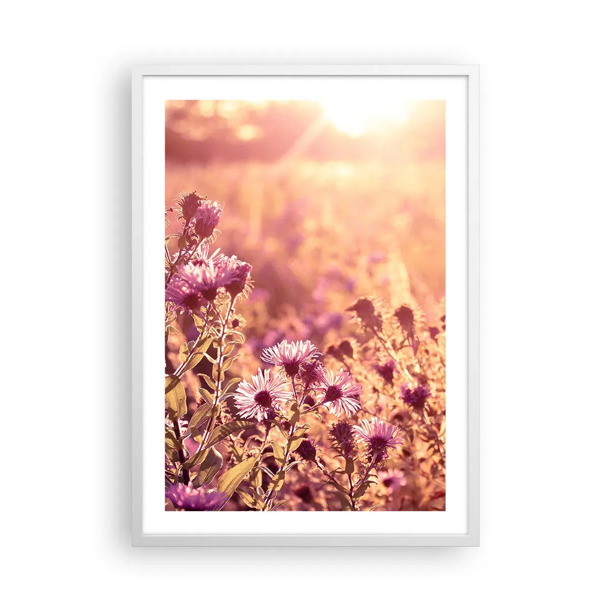 Plakat i hvid ramme - Før sommeren er forbi - 50x70 cm