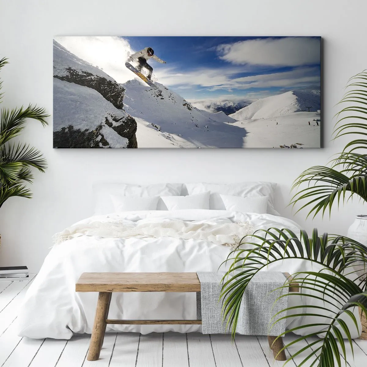 Lærredstryk - Billede på lærred - Frihed uden grænser - 160x50 cm