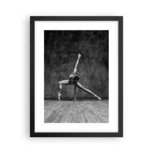 Plakat i sort ramme - Idealet om balance - 30x40 cm