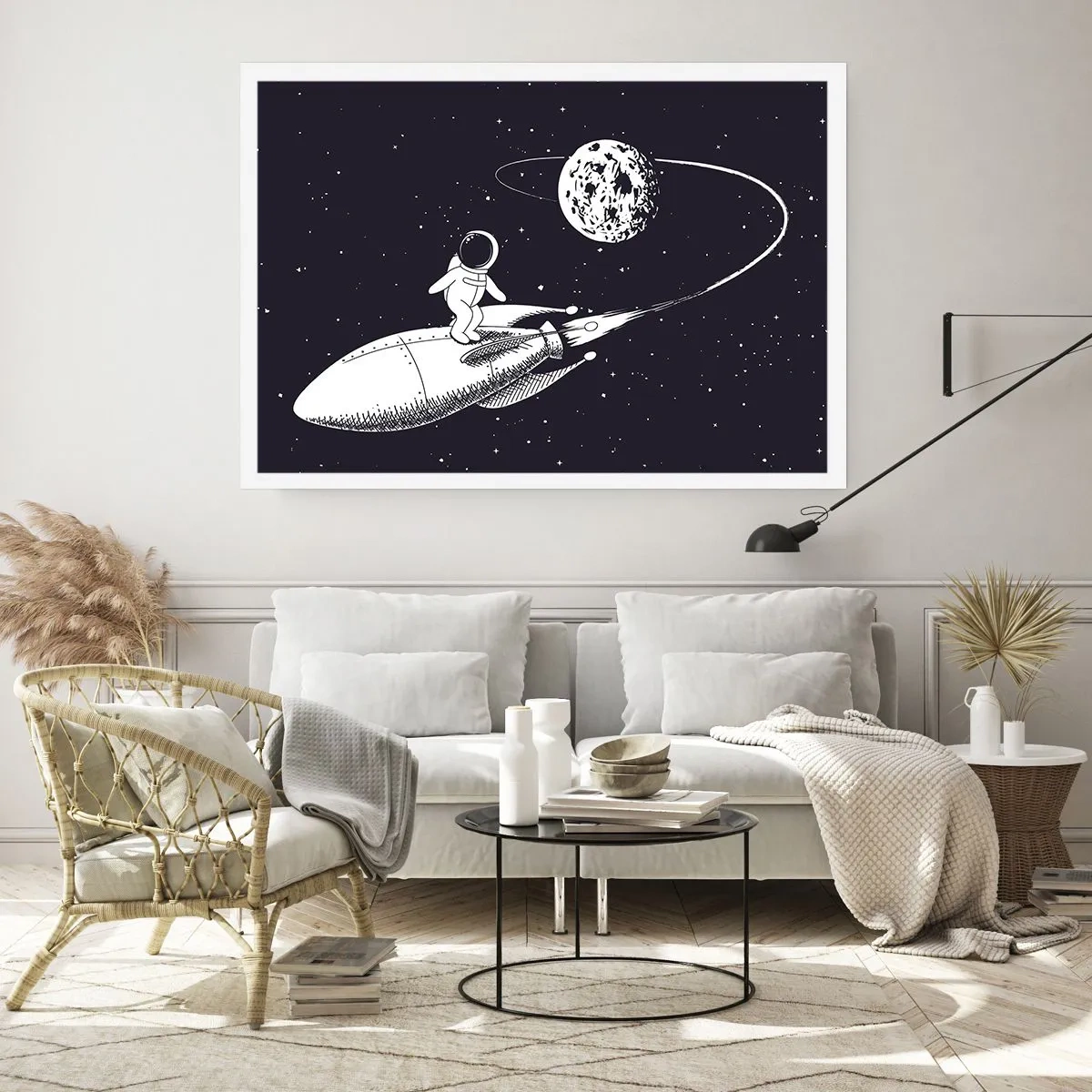 Plakat - Space surfer - 91x61 cm