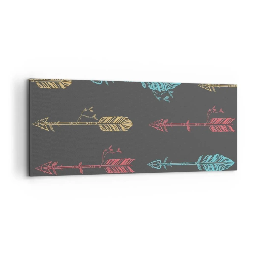 Lærredstryk - Billede på lærred - For at - 100x40 cm