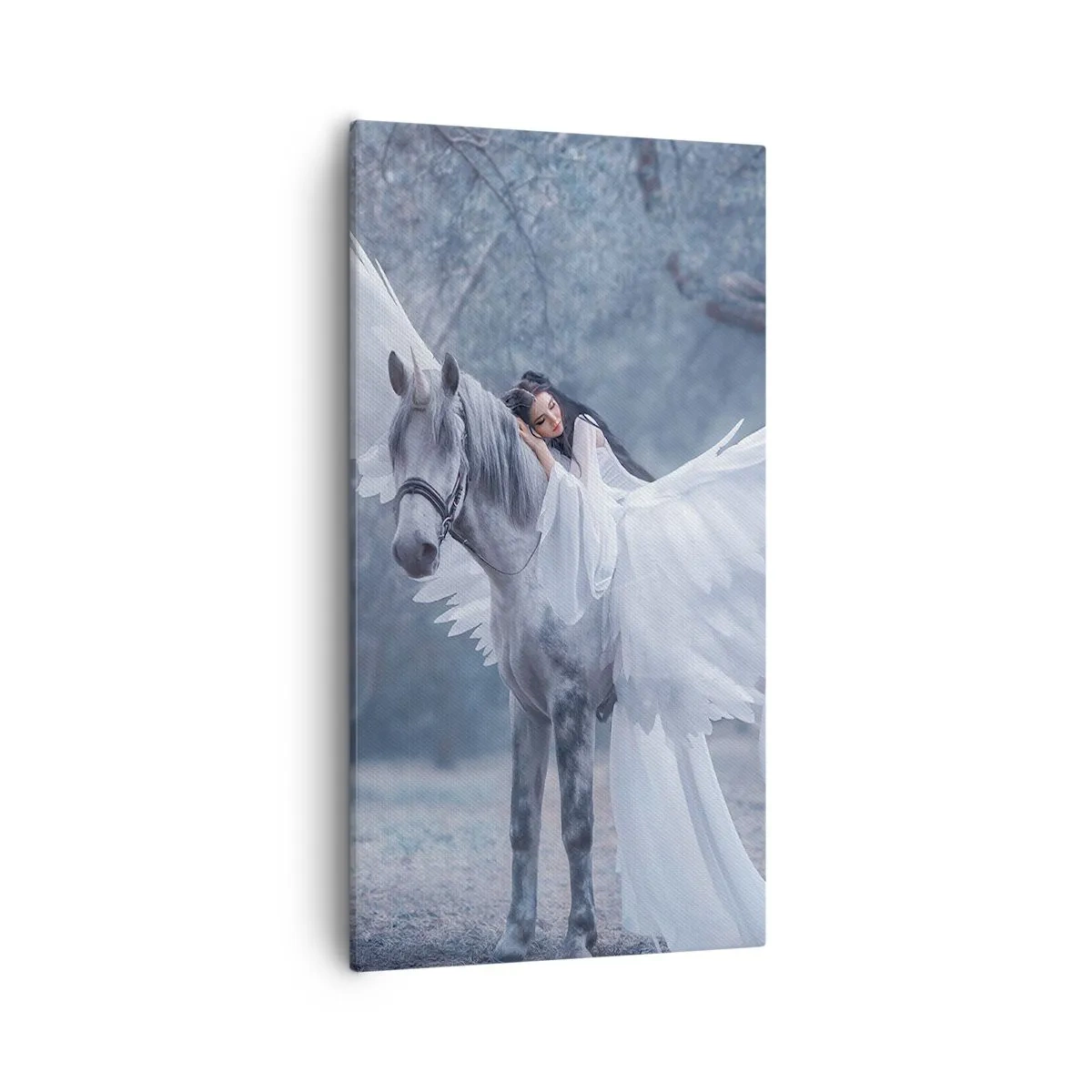 Lærredstryk - Billede på lærred - Inspireret øjeblik - 55x100 cm