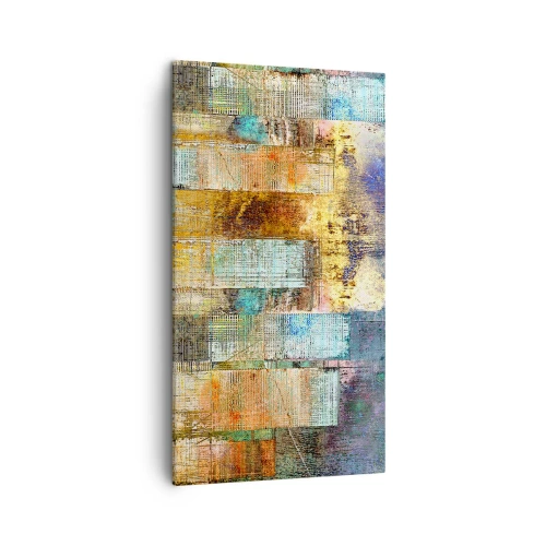 Lærredstryk - Billede på lærred - Solrig metropol - 45x80 cm