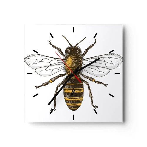 Vægur, Uret - Smuk og god - 40x40 cm