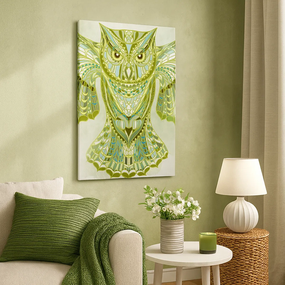 Lærredstryk - Billede på lærred - Fra en keltisk hellig lund - 50x70 cm