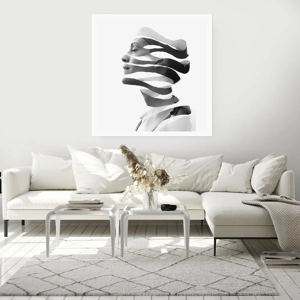 Plakat - Et surrealistisk portræt - 40x40 cm