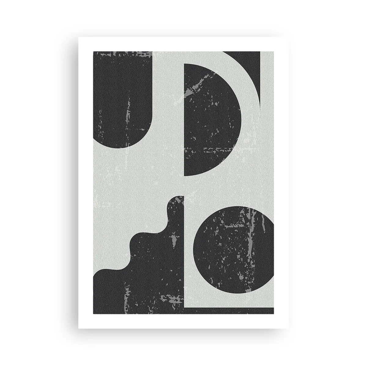 Plakat - Komposition over og under - 50x70 cm