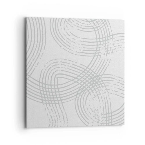 Lærredstryk - Billede på lærred - Der er ingen lige vej - 70x70 cm