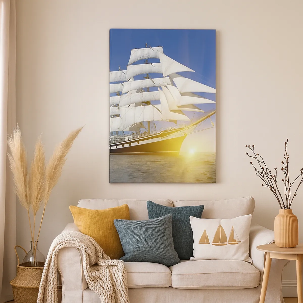 Lærredstryk - Billede på lærred - Deres tid vil aldrig gå forbi - 50x70 cm