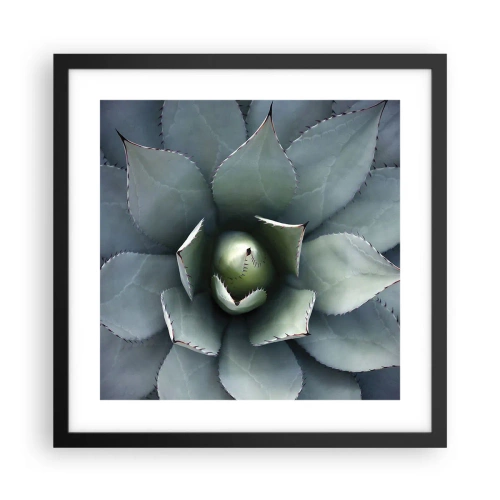 Plakat i sort ramme - Lokkemad og advarsler - 40x40 cm