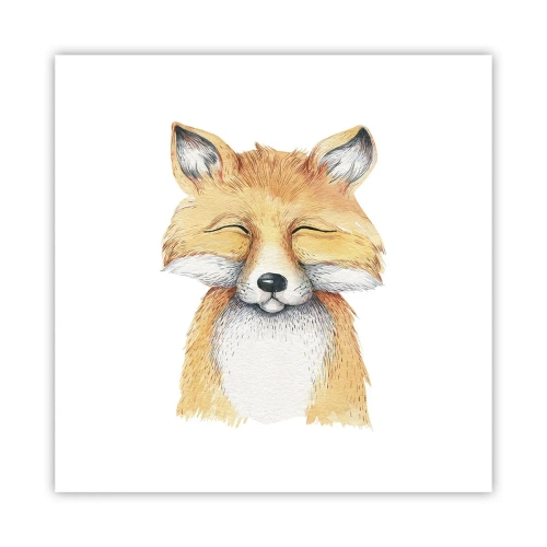 Plakat - Rævehumor - 40x40 cm